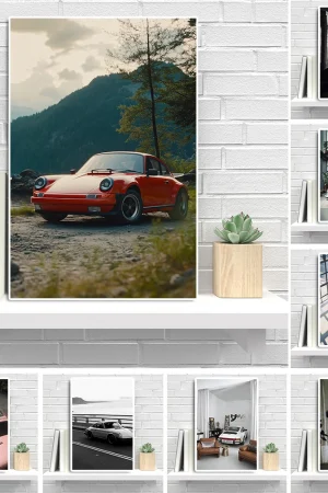 Fashion Supercar 911 Poster And Print Retro Racing Canvas Painting Vintage Sports Car Wall Art Living Room Home Decoration Gift